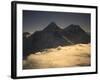 Sunset at Everest, Nepal-Michael Brown-Framed Photographic Print