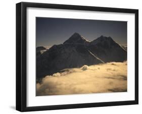 Sunset at Everest, Nepal-Michael Brown-Framed Photographic Print