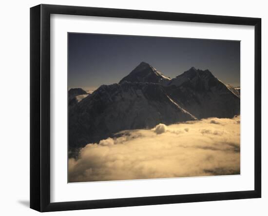 Sunset at Everest, Nepal-Michael Brown-Framed Photographic Print