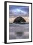 Sunset at Face Rock, Bandon Beach, Oregon Coast-Vincent James-Framed Photographic Print