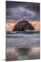 Sunset at Face Rock, Bandon Beach Oregon-Vincent James-Mounted Photographic Print