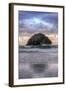 Sunset at Face Rock, Bandon, Oregon Coast-Vincent James-Framed Photographic Print
