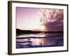 Sunset at Great Fountain Geyser-James Randklev-Framed Photographic Print