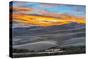 Sunset at Great Sand Dunes National Park-Howie Garber-Stretched Canvas