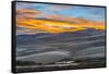 Sunset at Great Sand Dunes National Park-Howie Garber-Framed Stretched Canvas