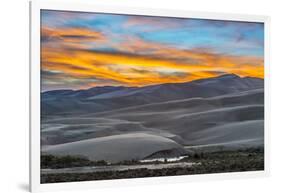 Sunset at Great Sand Dunes National Park-Howie Garber-Framed Photographic Print