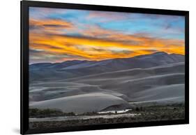 Sunset at Great Sand Dunes National Park-Howie Garber-Framed Photographic Print