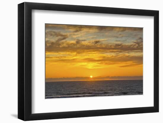 Sunset at Heceta Beach, Oregon Coast, Pacific Ocean, Oregon, USA-Michel Hersen-Framed Photographic Print