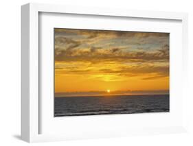 Sunset at Heceta Beach, Oregon Coast, Pacific Ocean, Oregon, USA-Michel Hersen-Framed Photographic Print