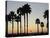 Sunset at Hermosa Beach, Los Angeles County, California, United States of America, North America-Aaron McCoy-Stretched Canvas