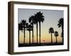 Sunset at Hermosa Beach, Los Angeles County, California, United States of America, North America-Aaron McCoy-Framed Photographic Print