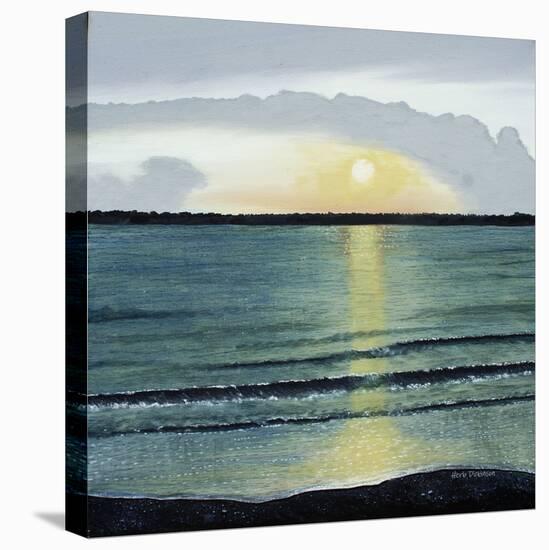 Sunset At Hilton Head-Herb Dickinson-Stretched Canvas