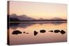 Sunset at Hopfensee Lake, Near Fussen, Allgau, Allgau Alps, Bavaria, Germany, Europe-Markus-Stretched Canvas