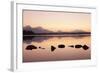 Sunset at Hopfensee Lake, Near Fussen, Allgau, Allgau Alps, Bavaria, Germany, Europe-Markus-Framed Photographic Print