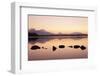 Sunset at Hopfensee Lake, Near Fussen, Allgau, Allgau Alps, Bavaria, Germany, Europe-Markus-Framed Photographic Print