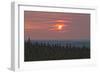 Sunset at Horseshoe Canyon, Cypress Hills Interprovincial Park, Alberta, Canada-null-Framed Photographic Print