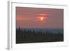 Sunset at Horseshoe Canyon, Cypress Hills Interprovincial Park, Alberta, Canada-null-Framed Photographic Print