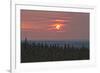 Sunset at Horseshoe Canyon, Cypress Hills Interprovincial Park, Alberta, Canada-null-Framed Photographic Print