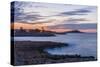 Sunset at Isola Delle Femmine-Guido Cozzi-Stretched Canvas