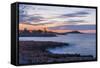 Sunset at Isola Delle Femmine-Guido Cozzi-Framed Stretched Canvas