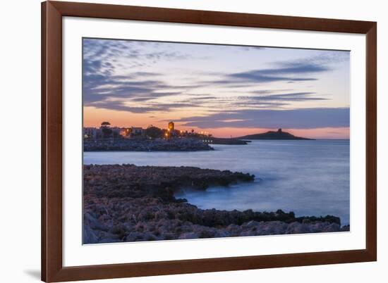 Sunset at Isola Delle Femmine-Guido Cozzi-Framed Photographic Print