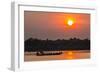 Sunset at Kampong Cham-Michael Nolan-Framed Photographic Print