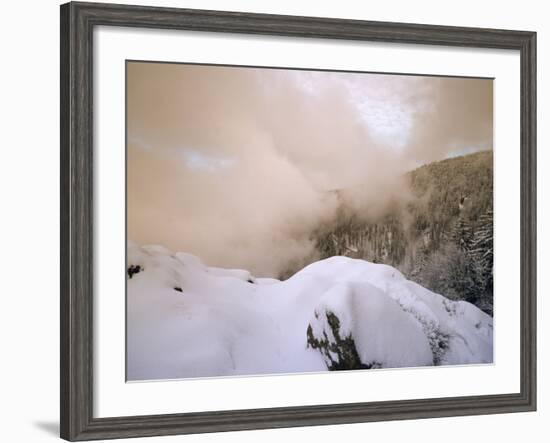 Sunset at Kandel Mountain, Black Forest, Baden Wurttemberg, Germany, Europe-Marcus Lange-Framed Photographic Print