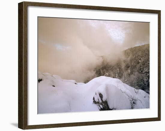 Sunset at Kandel Mountain, Black Forest, Baden Wurttemberg, Germany, Europe-Marcus Lange-Framed Photographic Print