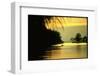 Sunset at Key Biscayne, Florida-George Silk-Framed Photographic Print