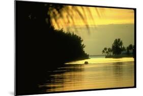 Sunset at Key Biscayne, Florida-George Silk-Mounted Photographic Print