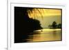 Sunset at Key Biscayne, Florida-George Silk-Framed Photographic Print