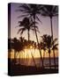 Sunset at Kihei Beach-James Randklev-Stretched Canvas