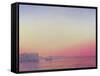 Sunset at Lake Palace, Udaipur-Derek Hare-Framed Stretched Canvas