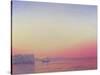 Sunset at Lake Palace, Udaipur-Derek Hare-Stretched Canvas