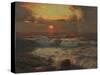 Sunset at Land's End, Cornwall-Albert Julius Olsson-Stretched Canvas