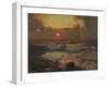 Sunset at Land's End, Cornwall-Albert Julius Olsson-Framed Giclee Print