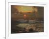 Sunset at Land's End, Cornwall-Albert Julius Olsson-Framed Giclee Print