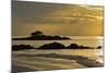 Sunset at Las Bachas, Santa Cruz Island, Galapagos Islands, UNESCO World Heritage Site, Ecuador-Michael Nolan-Mounted Photographic Print