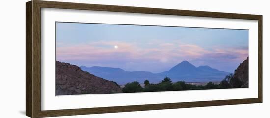 Sunset at Licancabur Volcano, Stratovolcanos in the Atacama Desert-Matthew Williams-Ellis-Framed Photographic Print