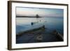 Sunset at Lindisfarne Castle, Holy Island, Northumberland, England, United Kingdom, Europe-Bill Ward-Framed Photographic Print