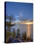 Sunset at Logan Shoals on the East Side of Lake Tahoe, Nevada, USA-Tom Norring-Stretched Canvas