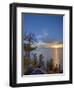 Sunset at Logan Shoals on the East Side of Lake Tahoe, Nevada, USA-Tom Norring-Framed Photographic Print