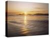 Sunset at Long Beach, Pacific Rim NP, Vancouver Island, B.C., Canada-Greg Probst-Stretched Canvas