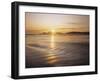 Sunset at Long Beach, Pacific Rim NP, Vancouver Island, B.C., Canada-Greg Probst-Framed Photographic Print