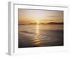 Sunset at Long Beach, Pacific Rim NP, Vancouver Island, B.C., Canada-Greg Probst-Framed Photographic Print