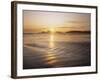 Sunset at Long Beach, Pacific Rim NP, Vancouver Island, B.C., Canada-Greg Probst-Framed Premium Photographic Print