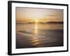Sunset at Long Beach, Pacific Rim NP, Vancouver Island, B.C., Canada-Greg Probst-Framed Premium Photographic Print