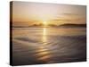 Sunset at Long Beach, Pacific Rim NP, Vancouver Island, B.C., Canada-Greg Probst-Stretched Canvas