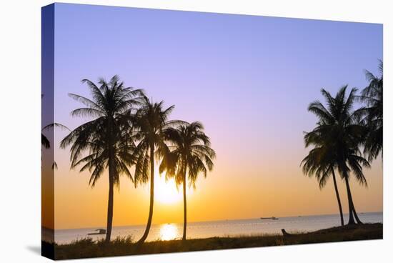 Sunset at Long Beach, Phu Quoc Island, Vietnam, Indochina, Southeast Asia, Asia-Christian Kober-Stretched Canvas