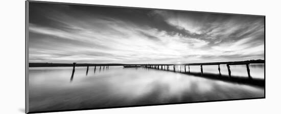 Sunset At Long Pier-Z^ Ivanova-Mounted Art Print